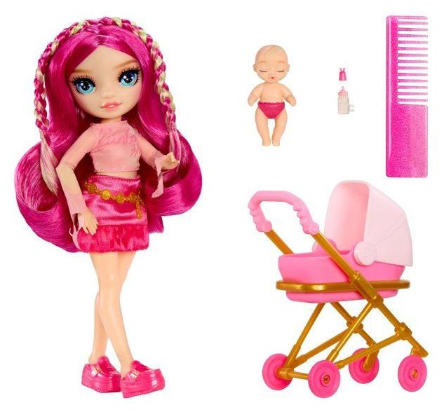 Rainbow High Junior High Oppaspop Stella, 23 cm, inclusief outfit en accessoires