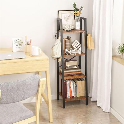 No "4 Tiers Ladder Bookcase - 11.81""D x 13.39""W x 49.21""H"
