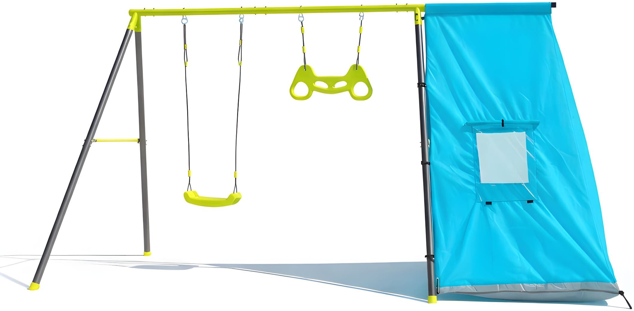 Monkey-Gym Aire de jeux de jardin avec tente Deluxe