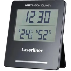Laserliner Thermo-/Hygrometer Digital, Schwarz, Thermometer + Hygrometer, Schwarz