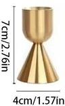 Uplift Essentials Luxury Golden Metal Candle Holder s