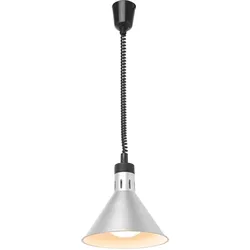 Hendi Wärmelampe, Speisewärmer, Silber