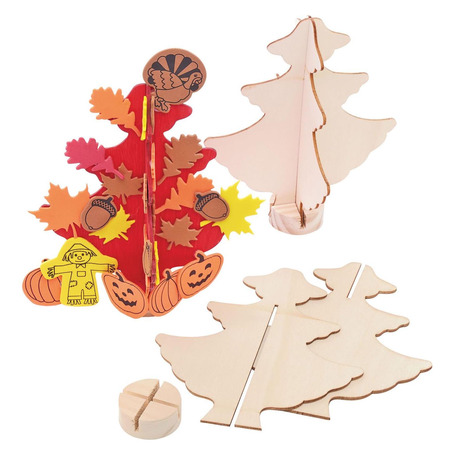 Colorations Färbungen - Basteln und dekorieren Sie Ihr eigenes Weihnachtsbaum-Set aus Holz (39319727)