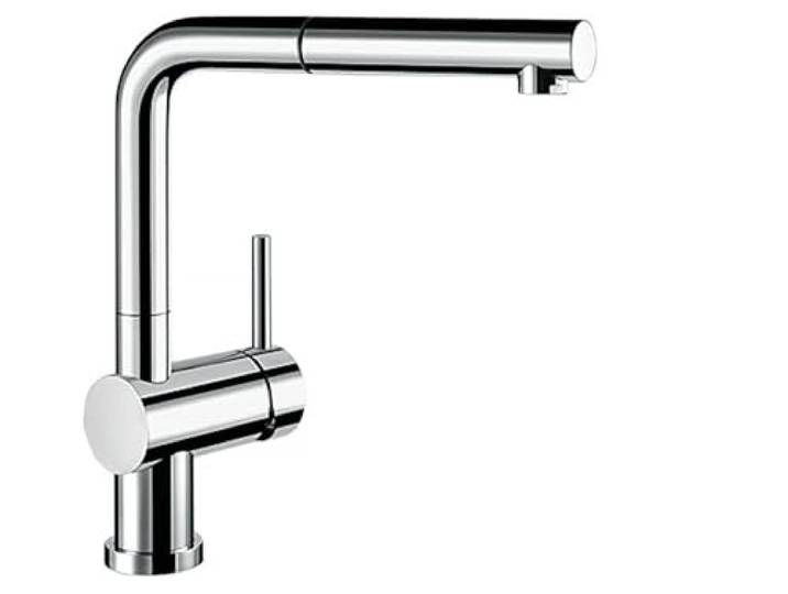 BLANCO LINUS-S-F Küchenarmatur in chrom Mit herausziehbarem Schlauch