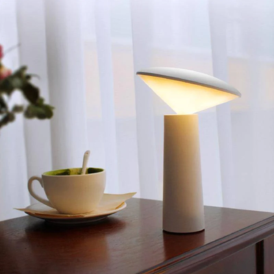 HomeDecorAndMore LLC Modern Smart Touch LED Rechargeable Table & Bar Lamp White