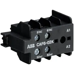 ABB CAF6-02K Hilfskontaktblock 0S/2Ö, für K6, KC6 Kleinhilfsschütze GJL1201330R0009 CAF602K