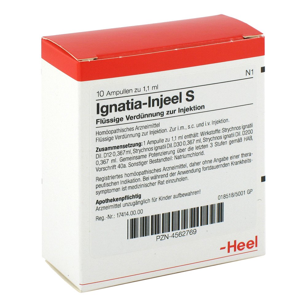 Biologische Heilmittel Heel GmbH Ignatia Injeel S Ampullen 04562769