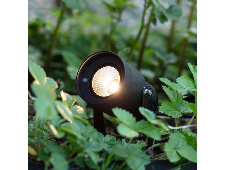 Markslöjd Garden 24 LED-Spotlight, schwarz, 6 Watt 24, dimmbar, schwarz, Aluminium, Modern