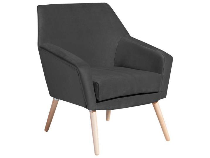 Max Winzer Sessel, Anthrazit, Buche, Holz, Buche, 67x81x71 cm, Goldenes M, Made in Europe, Wohnzimmer, Sessel, Sonstige Sessel