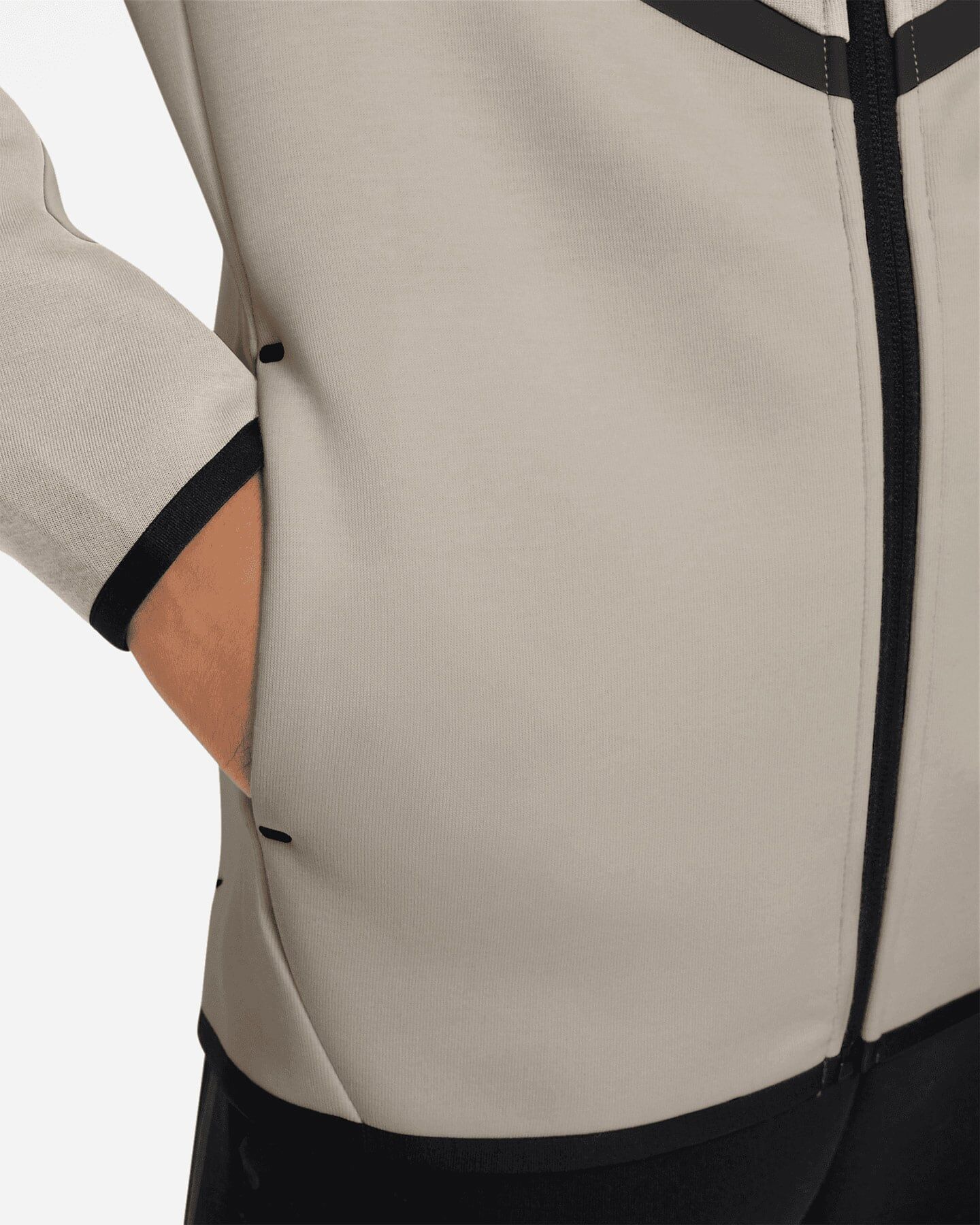 Nike Tech Fleece 2 Jr - Felpa - Beige 12-13ANNI