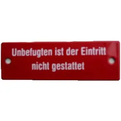 Emailschild "Unbefugte kein Eintritt"