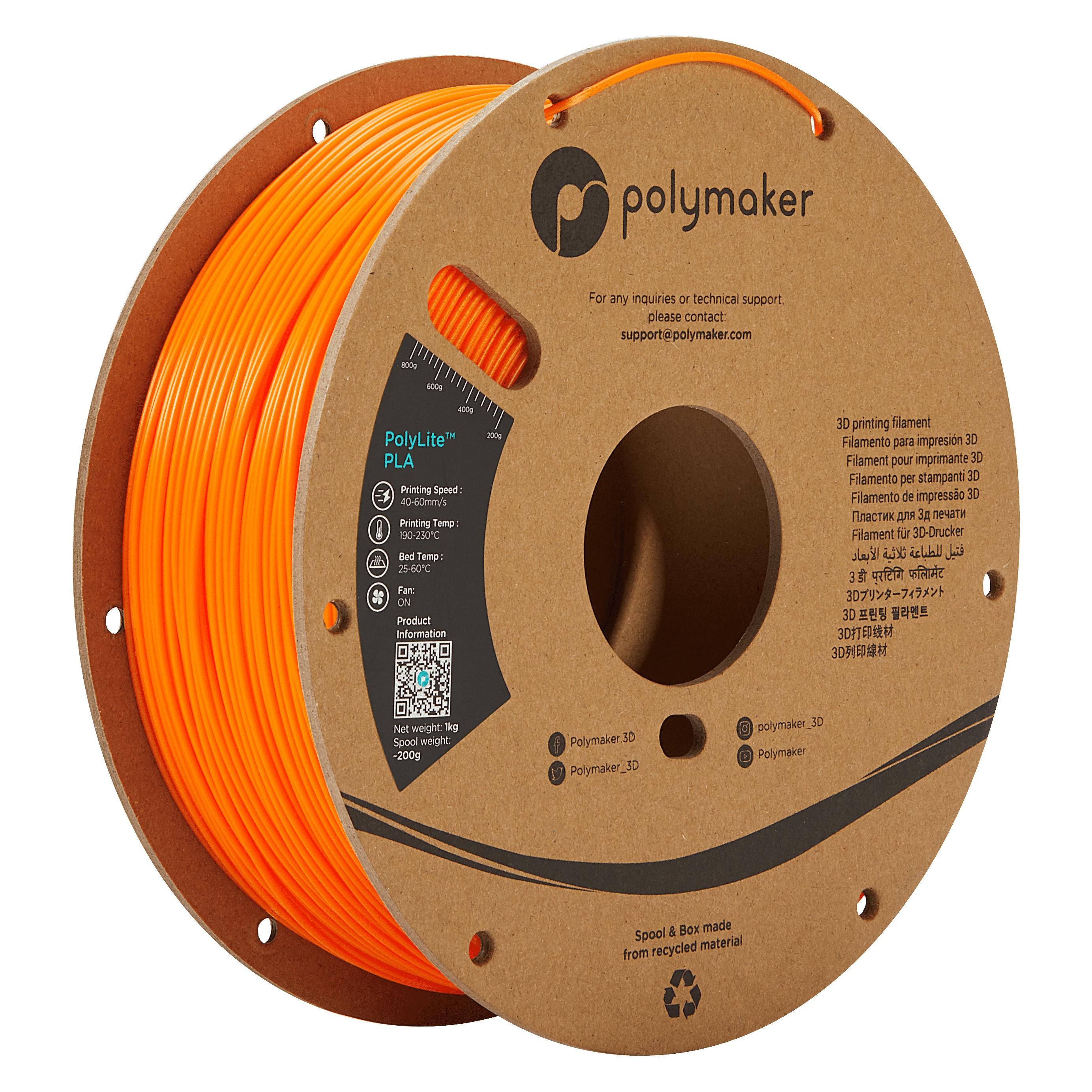 Polymaker PolyLite PLA (PLA, 1000 g, 1.75 mm) (PA03019)