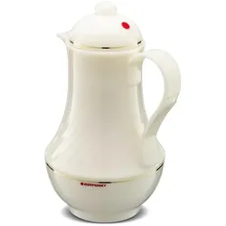 Rotpunkt Thermoskanne 1 0 l elfenbeinfarben (ecru), Thermoskanne, Weiss