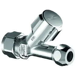 Schell Schrägsitzventil COMFORT 1/2"x15 chrom mit Klemmringverschr. KIWA 059130699