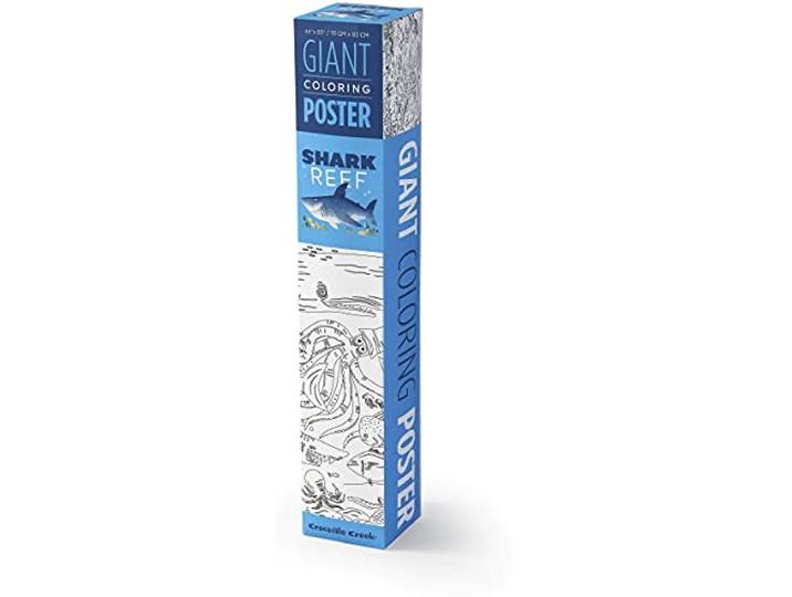 Crocodile Creek - Giant Coloring Poster/Shark Reef Kits Aquarelkleuren, meerkleurig (3875006)