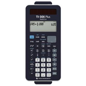 Texas-Instruments Schulrechner TI 30X Plus, MathPrint, Solar- und Batteriebetrieb