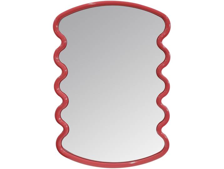 Wandspiegel Bachata rot MDF/Spiegelglas B 80 H 120 cm