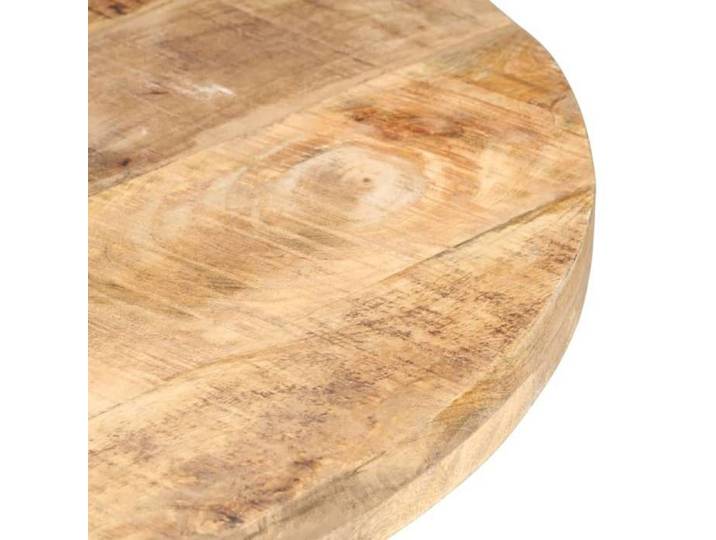 Printemps 2026 Soldes Table de salon - Table industrielle/ Table de salle à manger - 80 cm - Bois de manguier brut 2_409217