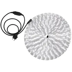 LED Lichterschlauch IP44 Weiß Beleuchtung Innen Außen Länge 18 m