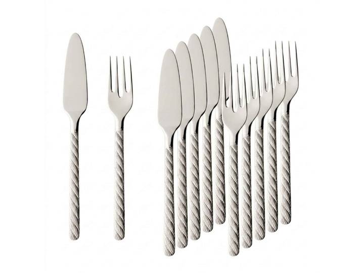Fischbesteck VILLEROY & BOCH Fischbesteck Montauk 6er Set silber , silber, 12, Essbesteck-Sets, Fischbesteck, Spülmaschinenfest