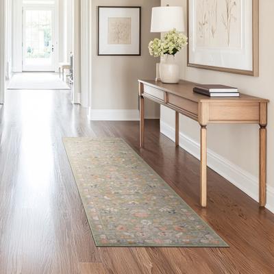 Alise Rugs Crosswood Helen Traditional Floral Indoor Polyester Area Rug