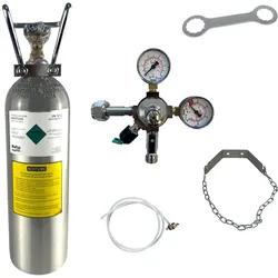 BieTal® Umrüstsatz Umbauset Quooker CO2 Kohlensäure 2kg ALU Flasche Umrüstung Zubehörset