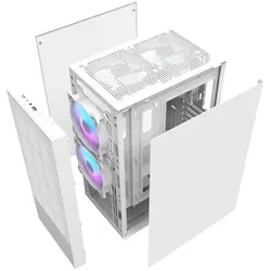 Darkflash Tech A290 (ATX, Mini-ATX, Mini-ITX), PC Gehäuse, Weiss