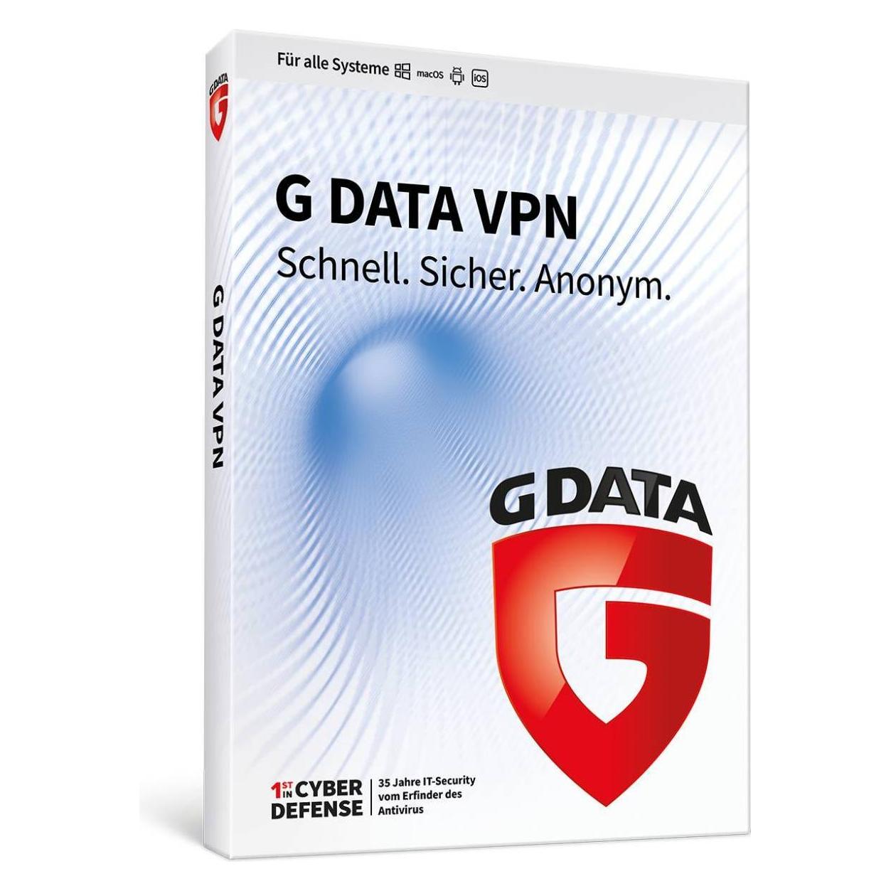 Gdata VPN Standalone Download (10 User, 1 Geräte/User, 12 Monate) (V2001ESD12001)