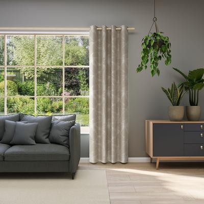 Vorhang NEUTEX FOR YOU "BELUGA", beige, B:144cm H:245cm, Jacquard, Polyester, Gardinen, Jacquard mit Allover-Design