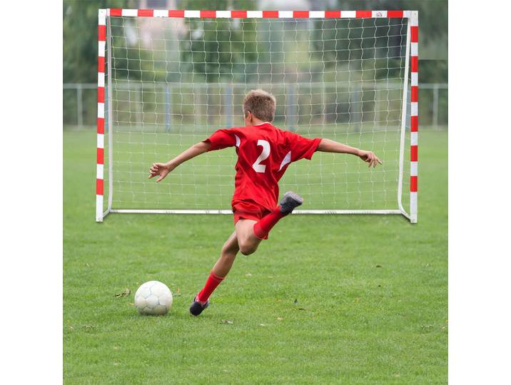 HOMCOM Filet et But de Football Plastique PE 302x83x201cm