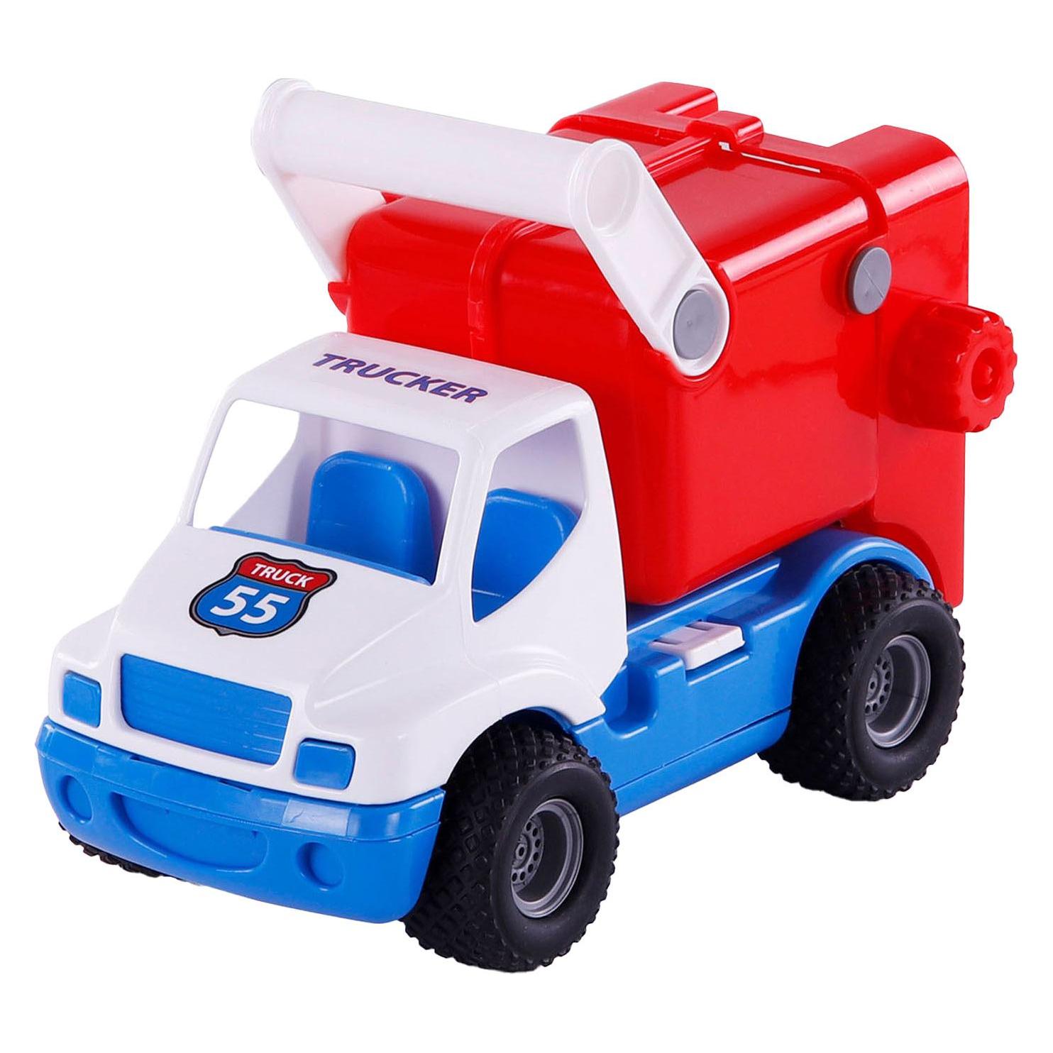 Polesie Cavallino Grip Müllwagen mit Gummireifen, 29 cm (44973125)