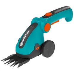 Gardena Set Akku-Grasschere ComfortCut Li + Stiel + Räder (9889-20)