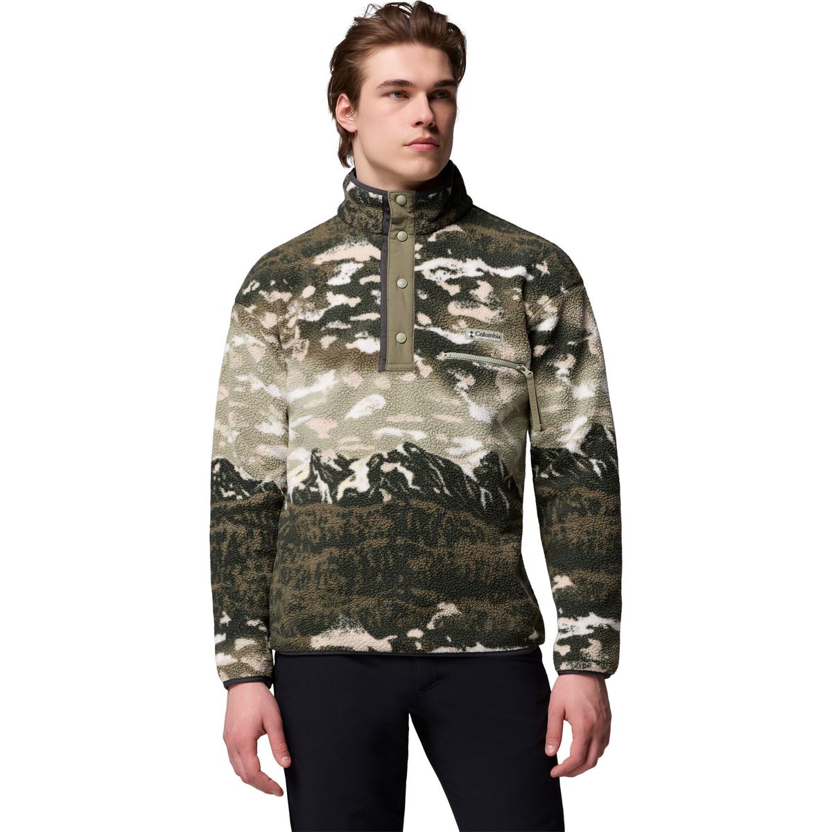 Columbia Men's Helvetia II Half Snap Fleece safari sisters (349) S 209846-2098461-349-S