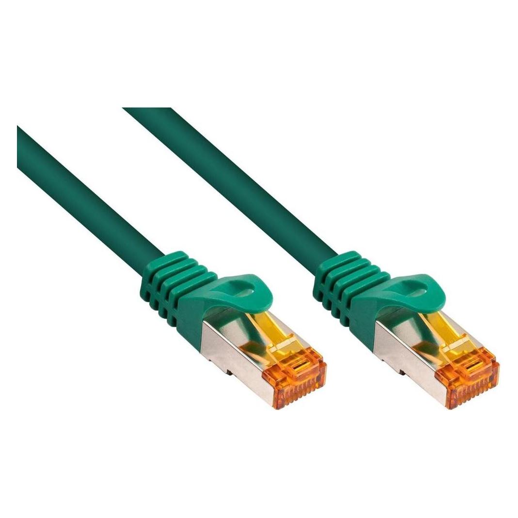 Varia Cat. 7 RJ45 Patchkabel, TPE, grün, 2m (S/FTP, 2 m) (419480)