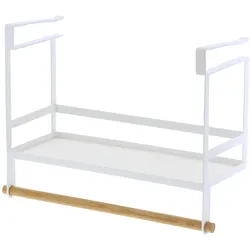 Yamazaki Unterregal-Gewürzregal TOSCA, Küchen Organizer, Weiss
