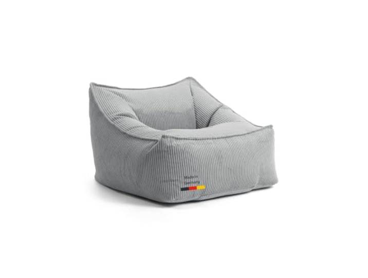 mokebo Sitzsack 'Snug' Sessel Bean Bag Made in Germany Grau