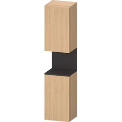 Duravit Collection One Hochschrank, Türanschlag links, 400x360x1760mm, Nische Graphit Supermatt, QA1346L80300000, Farbe: Eiche Natur