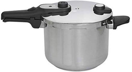 JATA Snelkookpan Druppan met 4 veiligheidssystemen, 10 liter, Grijs