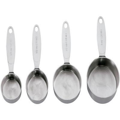 Messlöffel CUISIPRO, silber (edelstahlfarben), Volumen 0,02 l, Edelstahl, Messbecher