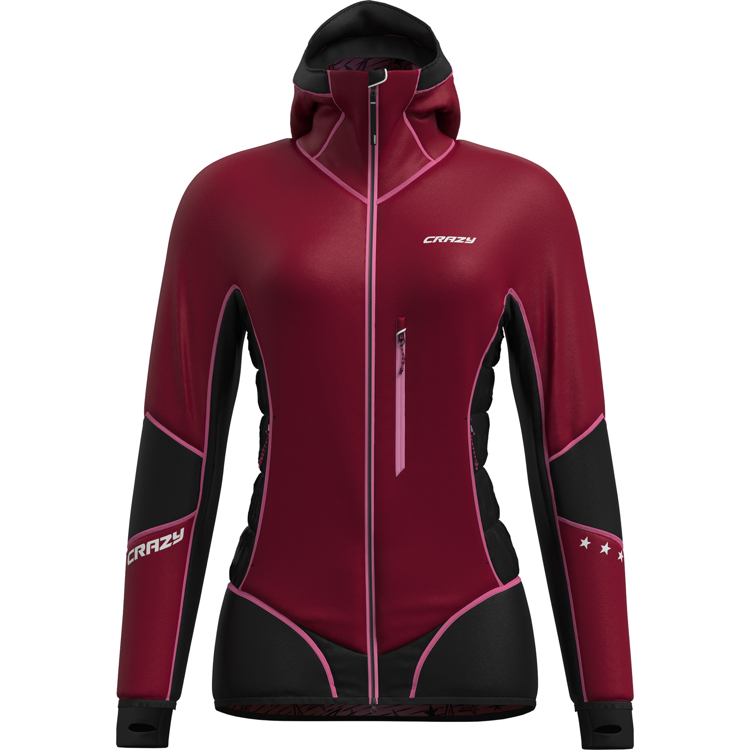Crazy Inspire Damen Isolationsjacke rot Größe M Trekking Klein verpackbar Wasserabweisend