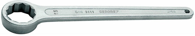 Clé à anneau Gedore droite 46 mm (6482050)
