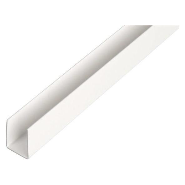 Kaiserthal U-Profil Kunststoff wei 12x10x1mm, 2m (4004338484569)