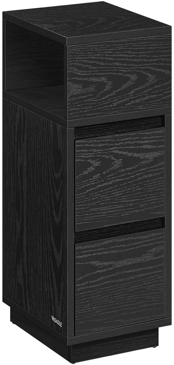 Trendique Modern Ladekast in Zwart Hout voor Slaapkamer of Woonkamer