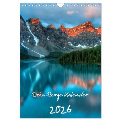 Dein Berge Kalender (Wandkalender 2026 DIN A4 hoch), CALVENDO Monatskalender