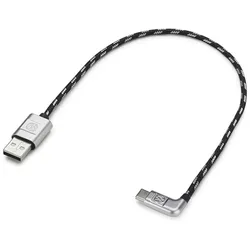 Volkswagen Anschlusskabel Ladekabel USB-A auf USB-C Premium Kabel gewinkelt 30 c