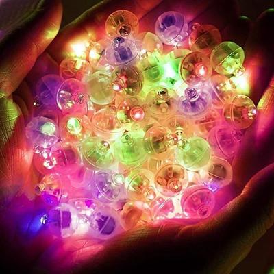 Uplift Essentials 10 Piece Mini LED Balloon Lights   Colorful Luminous Tumbler Lamps colorful