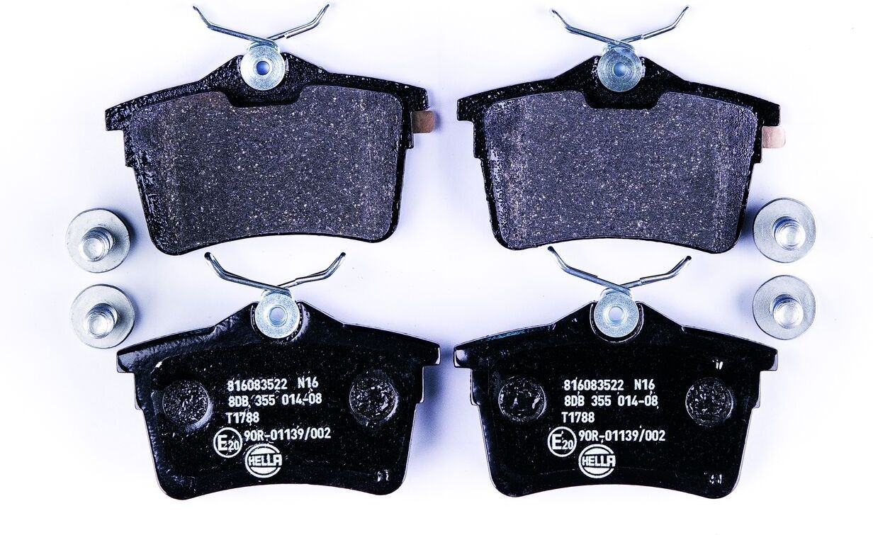 HELLA 8DB 355 014-081 Brake pad set