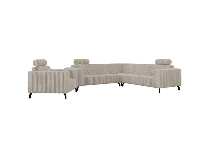 SITZGARNITUR VESANO - Beige Cord