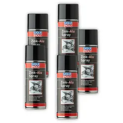 5x Reiniger LIQUI MOLY 1640 Zink-Alu Spray Korrosion Rostschutz Spraydose 400ml