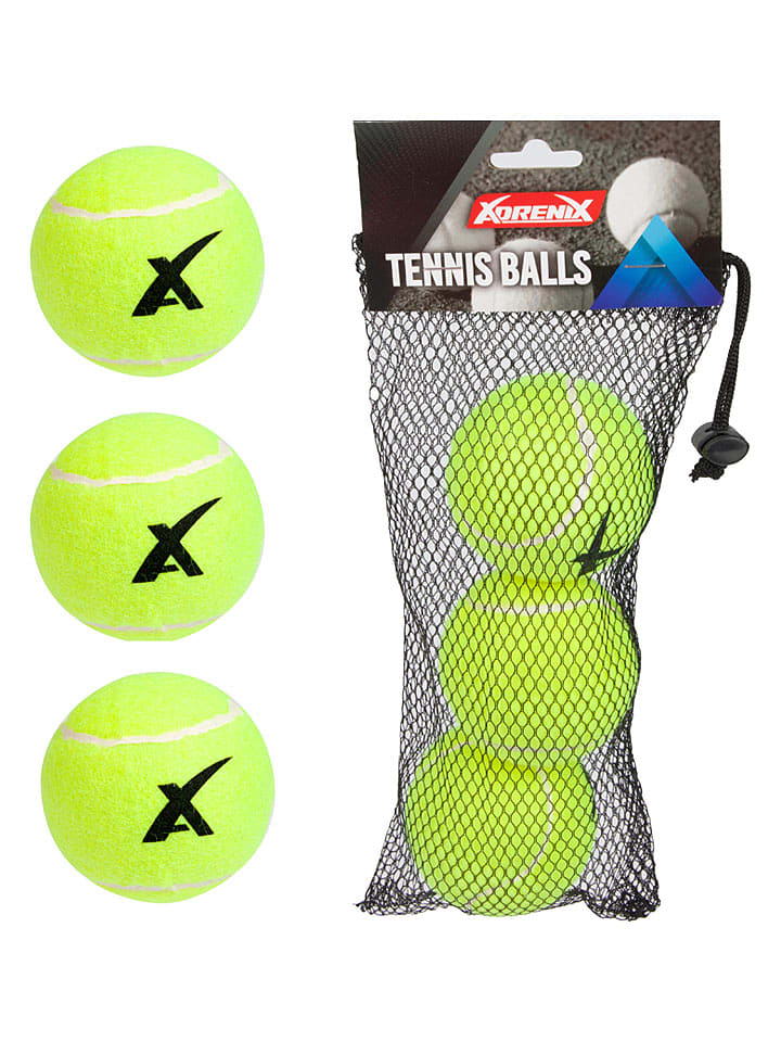 Toi-Toys Tennisbälle in Grün - 3 Stück - onesize
